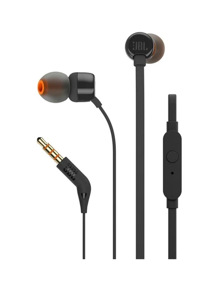 JBL T110 Kulaklık Bluetooth Kulak İçi Siyah Mikrofonlu