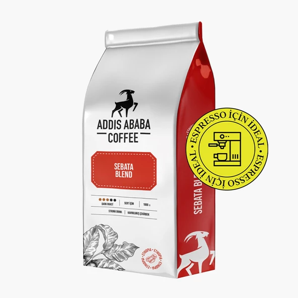 Addis Ababa Coffee Sebata Blend Kahve Çekirdek Kahve 1000 Gram ürün görseli 1