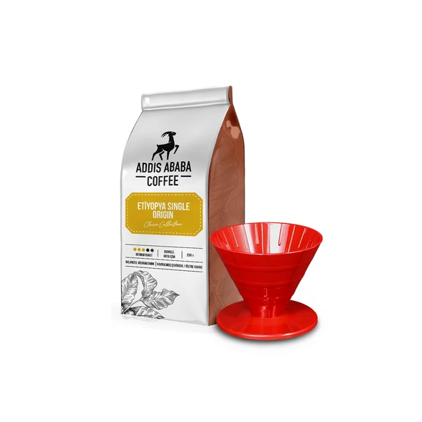 Addis Ababa Coffee Etiyopya Single Origin Coffee ve V60 Dripper ürün görseli 1