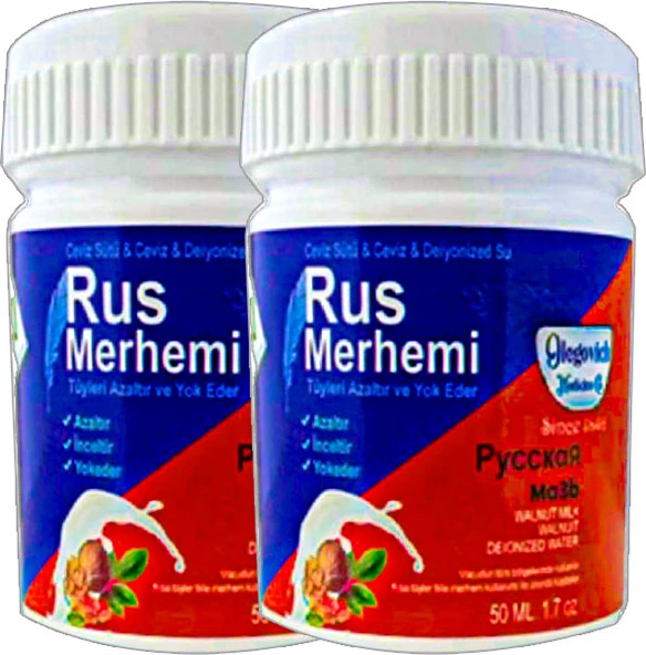 Rus Merhemi Glgn Blue 2 Tane 50 ml Rus Merhemi Tüylere Aslh90311
