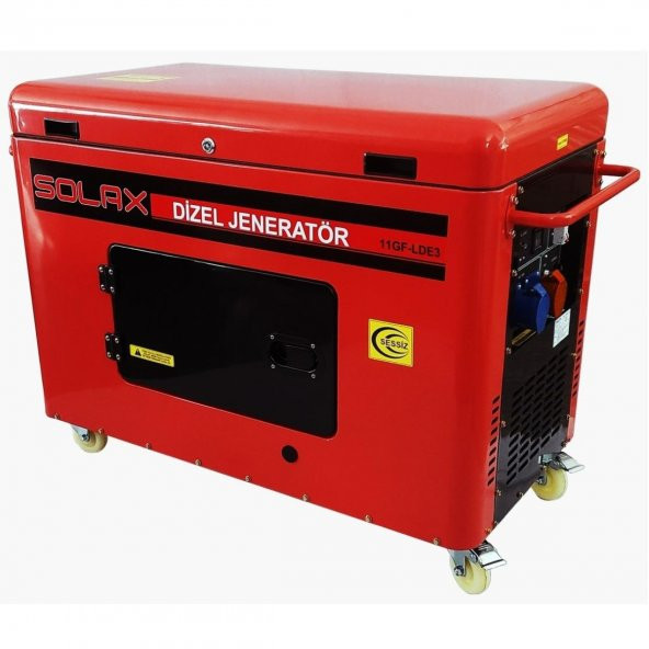 Solax 11GF-LDE3 Marşlı Kabinli Trifaze Dizel Jenerator ürün görseli 1