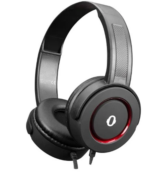 SN-401 DISCOVER Kırmızı Güçlendirilmiş Bass Etkili Mikrofonlu Kulaklık