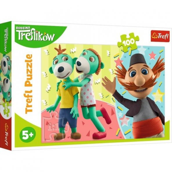Trefl Puzzle 100 Parça Treflikow (41 x 27,5 Cm) 16388 ürün görseli 1
