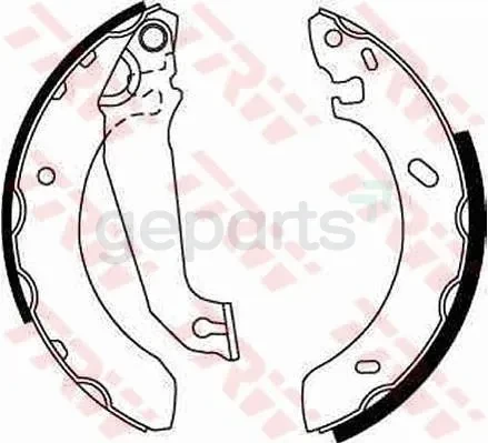 Arka Pabuç Balata Escort 5-6 1.3-1.4-1.6 1990-1995 GS6254 7138050