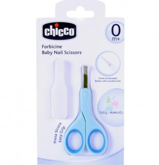 Chicco Kapaklı Tırnak Makası - Mavi