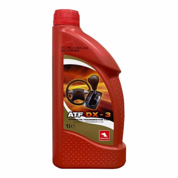 Petrol Ofisi ATF DX-3 1 Lt Otomatik Şanzıman ve Direksiyon Yağı ürün görseli 1