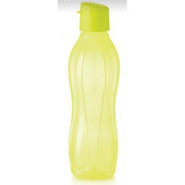 Tupperware Eko Şişe Suluk 750 Ml Sarı Pratik Kapak ürün görseli 1