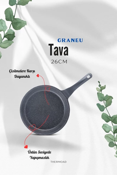 ThermoAD | Tencere Seti | Graneu Serisi | 7 Parça | Gri - Resim 6