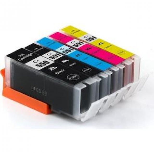 Canon Pixma MG-5650 550XL-551XL CMYK  MUADİL KARTUŞ SETİ ürün görseli 1