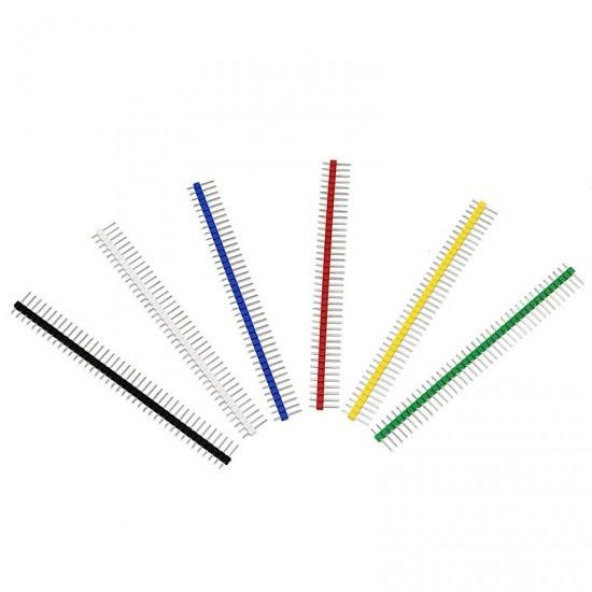 Yeşil Header Erkek 1x40 Pin - 2.54 mm Tek Sıra ürün görseli 1
