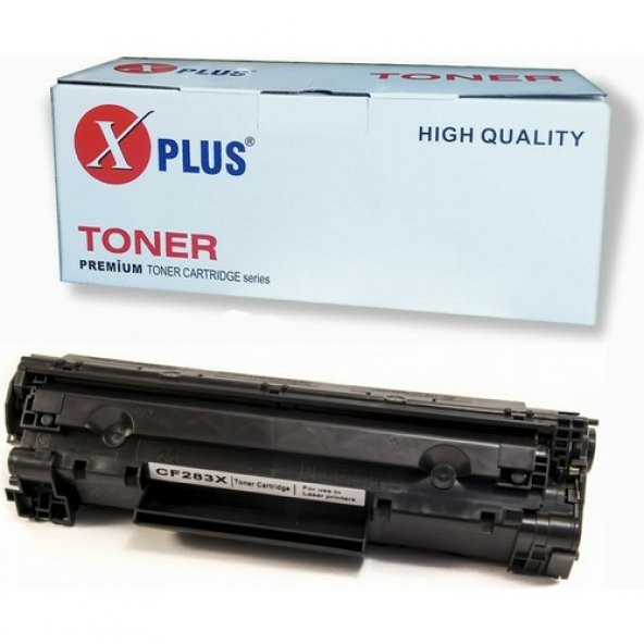 Xplus Laserjet Pro Hp CF283X / 83X - Canon CRG-737 Universal Yüksek Kapasiteli Ithal Muadil Toner 2.400 Sayfa ürün görseli 1