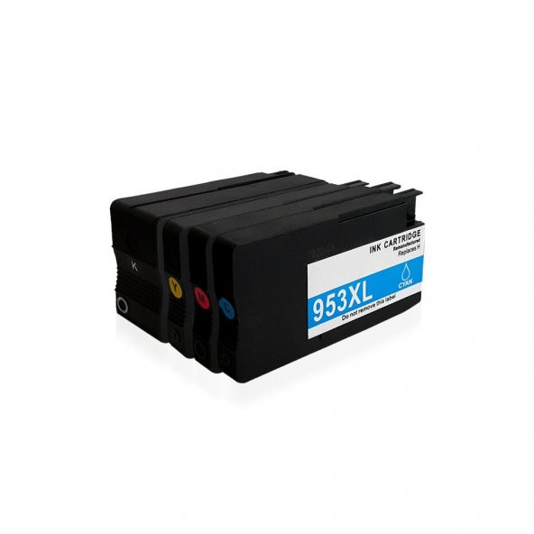 HP OfficeJet Pro 7720/7730/7740/8210 Muadil Kartuş 4 Renk 953XL ürün görseli 1