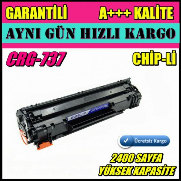 Canon CRG 737 i Sensys MF 237w Muadil Toner ürün görseli 1