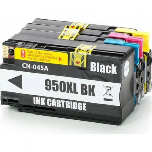 Xplus HP Officejet Pro 8610 Uyumlu Yüksek Kapasite 4 Renk Muadil Kartuş Seti ürün görseli 1