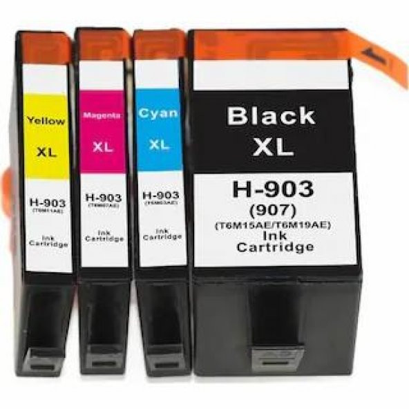 HP 903XL Muadil Takım Kartuş 4lü Set /Officejet Pro 6950/6960/6970/6975 ürün görseli 1