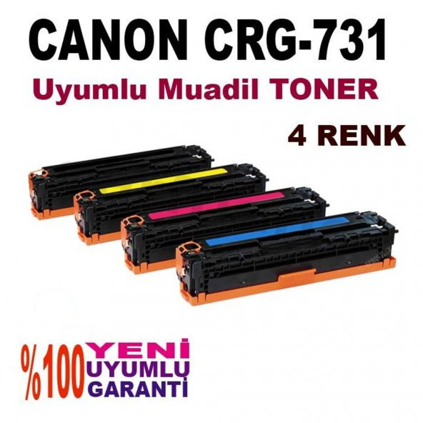Canon MF623CN Uyumlu 4 renk İthal Muadil Toner Seti CRG-731 ürün görseli 1