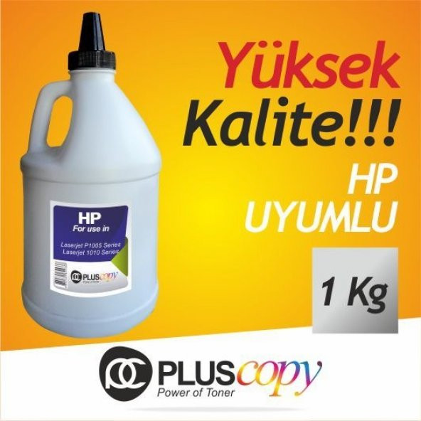 HP UNİVERSAL Q2612A/ Q5949A UYUMLU TONER 1 KG SİYAH TONER TOZU H ürün görseli 1