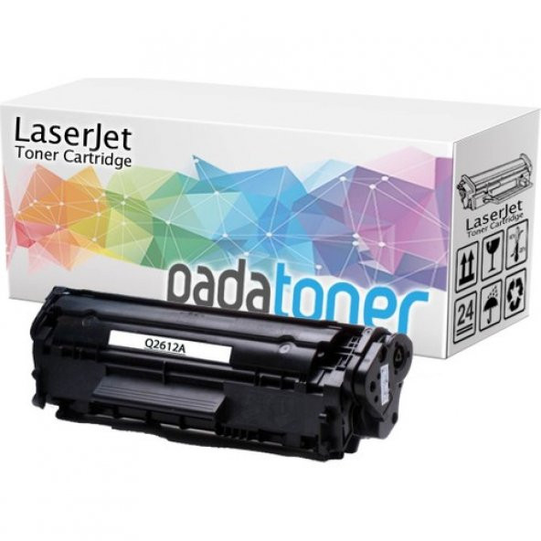 HP Q2612A (12A) Siyah Muadil Lazer Toner ürün görseli 1