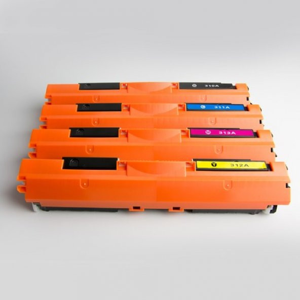 Photo Print HP CP1025N Uyumlu 4 Renk Muadil Toner Seti ürün görseli 1