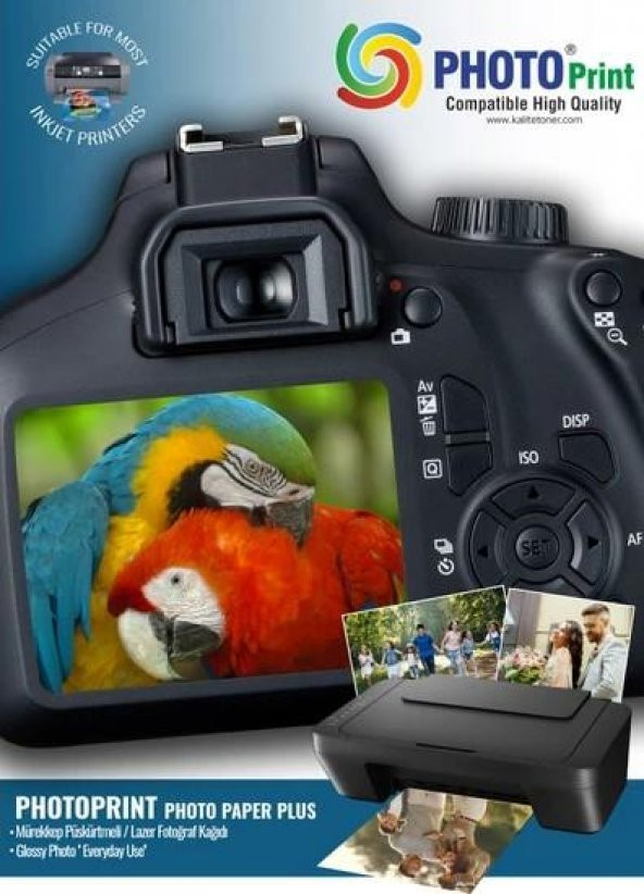 Photo Print Hp Officejet Pro 8210 953XL Için 50 Adet A4 Parlak Çift Taraflı Fotoğraf Kağıdı 135 Gram ( Mürekkepli Yazıcılar Için) ürün görseli 1