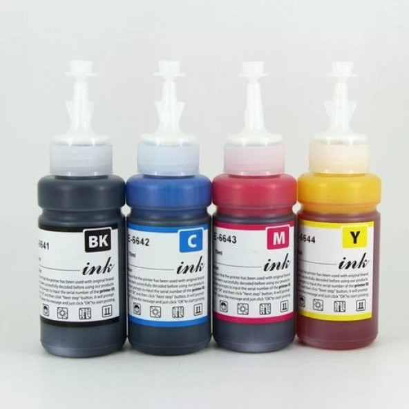 Photo Print Epson Ecotank L3050 Uyumlu 4 Renk Mürekkep Seti ürün görseli 1