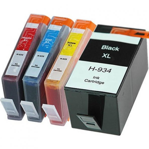 HP 934XL- HP 935XL BK-C-M-Y Muadil kartuş 1TAKIM ürün görseli 1