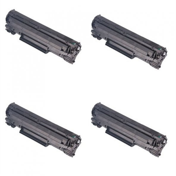 Retech Canon Crg 737 Bk Toner Muadil Yazıcı Kartuş 4 Lü Ekonomik Paket ürün görseli 1