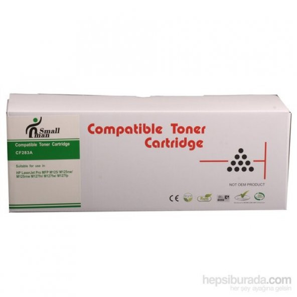Small Man Hp Cf283a M125nw-M127fn Laser Toner ürün görseli 1