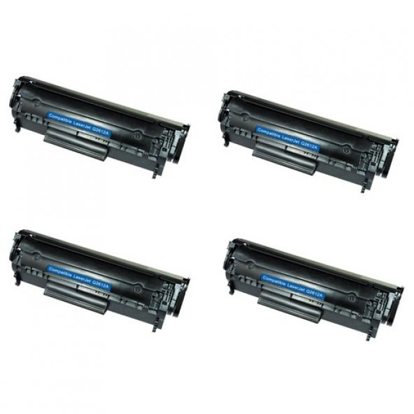 Neon Hp 12A Q2612A Toner 4lü Ekonomik Paket Muadil Yazıcı Kartuş ürün görseli 1