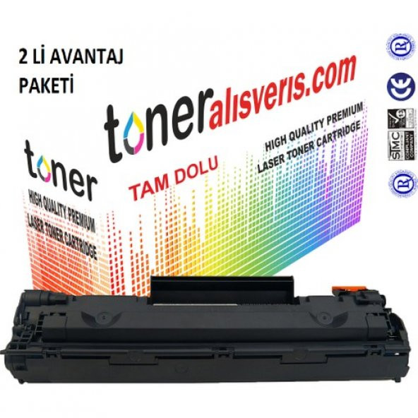 Paintter Hp Q 2612A 2Li Paket- 1010, 1012İ, 1015, 1018, 1020, 1022 Muadil Toner ürün görseli 1