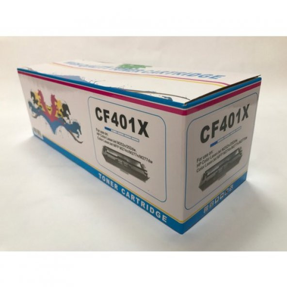 Hp Cf201A/Cf401A Toner Mavi (2300 Sayfa-Yüksek Kapasite) ürün görseli 1
