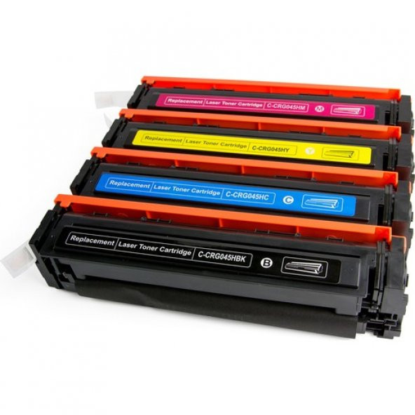 Premium® Canon CRG 045H Uyumlu 4 Renk Muadil Toner Seti ürün görseli 1