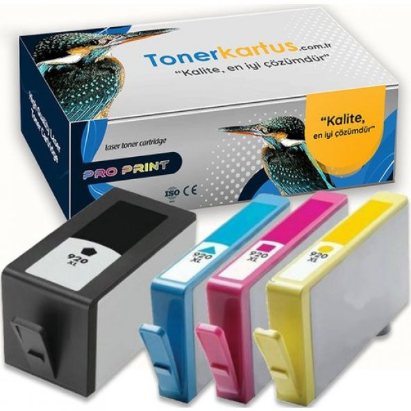 Proprint Hp 920Xl Officejet 6000- 6500-7000 -7500 1 Set Muadil Kartuş ürün görseli 1