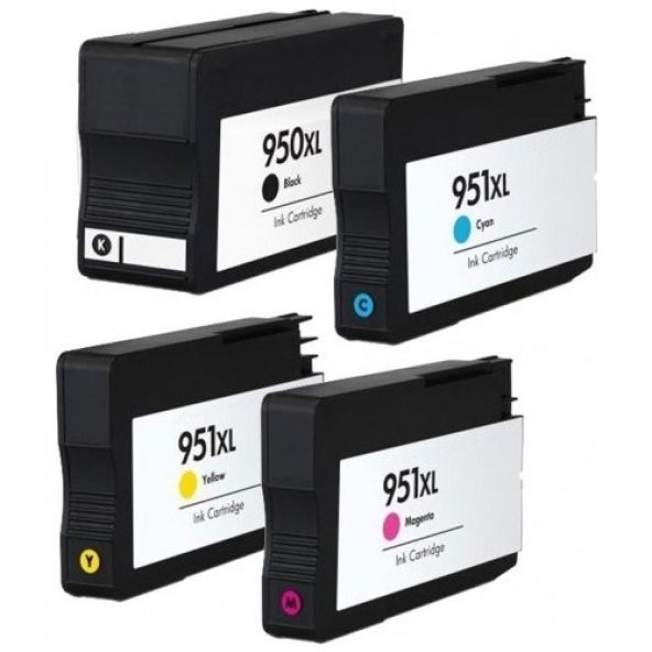 HP 950XL/ 951XL Muadil Kartuş Seti ürün görseli 1