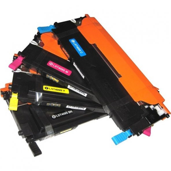 Samsung CLT K407 Uyumlu 4 Renk Muadil Toner Seti ürün görseli 1