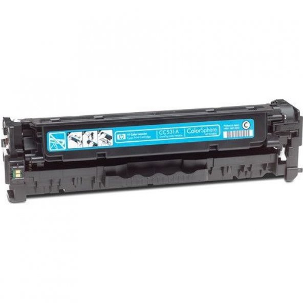 Hp Cc531A (304A) Mavi Muadil Lazer Toner ürün görseli 1