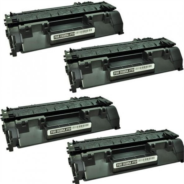Retech Hp 05A Ce505a Toner Muadil Yazıcı Kartuş 4 Lü Ekonomik Paket ürün görseli 1