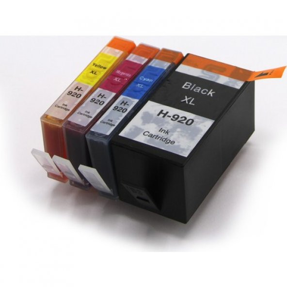Premium Hp Officejet 6000 Uyumlu Yüksek Kapasite 4 Renk Muadil Kartuş Seti ürün görseli 1