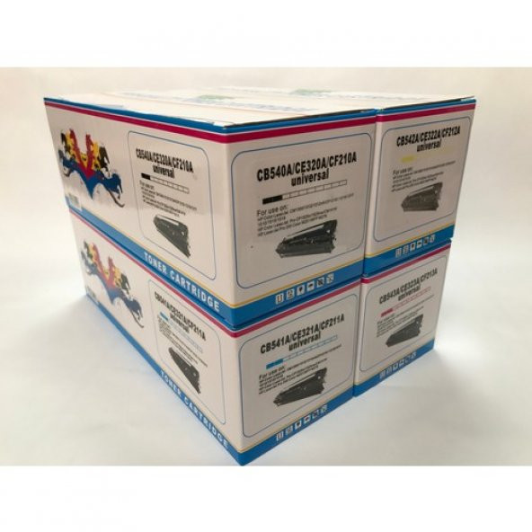 Hp 125A/CB540A Toner Takım - Resim 3