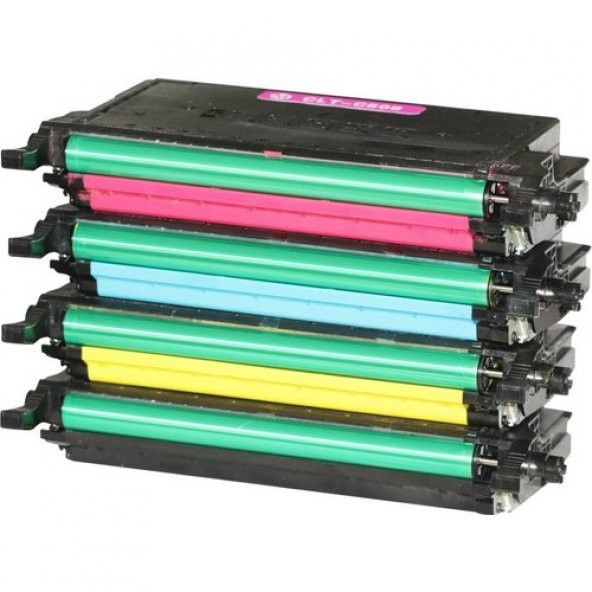 Premium® Samsung CLX6220FX Uyumlu 4 Renk Muadil Toner Seti ürün görseli 1