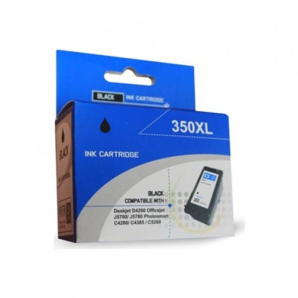 Bk Hp 350Xl Sıfır Siyah Muadil Kartuş Yüksek Kapasite (Cb336E) ürün görseli 1