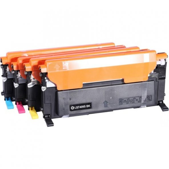 Samsung CLT 407 Uyumlu 4 Renk Muadil Toner Seti ürün görseli 1