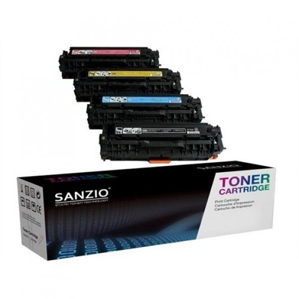 Hp Cc530a Cc531a Cc532a Cc533a Muadil Toner Seti ürün görseli 1