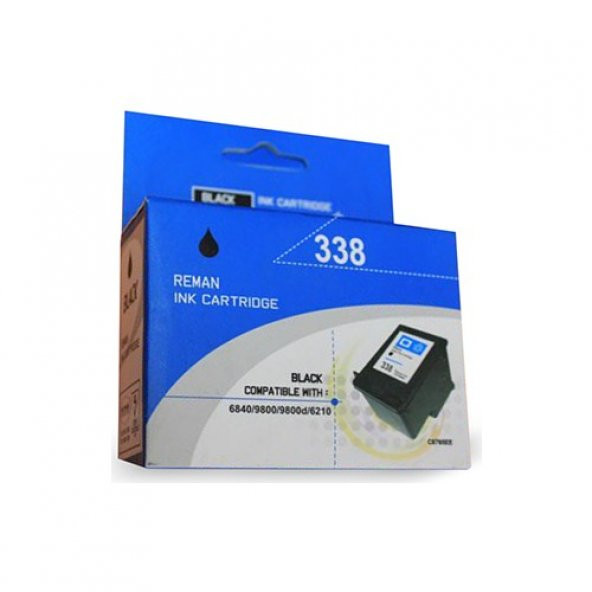 Bk Hp 338 Sıfır Siyah Muadil Kartuş Yüksek Kapasite (C8765E) ürün görseli 1