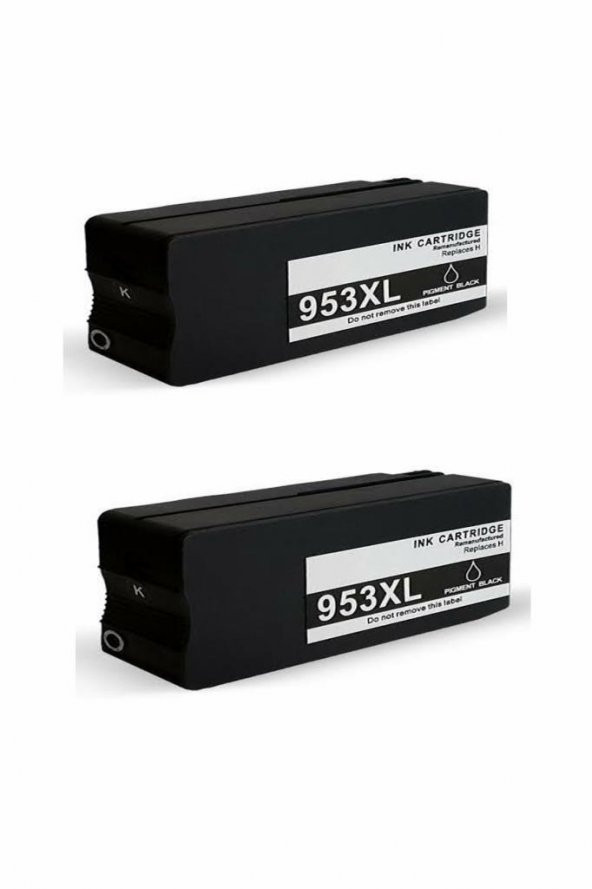 Hp 953XL 2 ADET Siyah 8210/8710/8715/8720/8725/8730/7740 Muadil Kartuş ürün görseli 1
