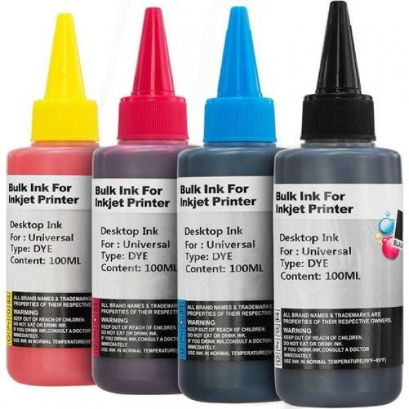 For Lexmark Hp Photosmart 5510 Kartuş Dolum Mürekkep Seti 4X100Ml ürün görseli 1