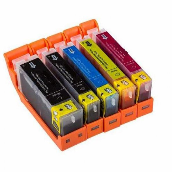 CANON PİXMA TR-7550 580XL/ CLI 581XL 5 RENK MUADİL KARTUŞ SETİ ürün görseli 1