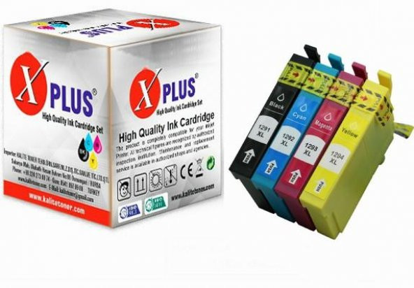 XPLUS Epson Stylus SX235W Uyumlu 4 Renk Muadil Kartuş Seti ürün görseli 1