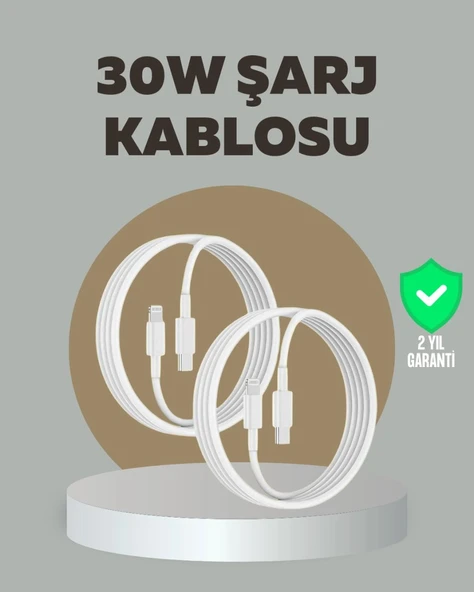 İphone İpad Airpods Uyumlu 30w Type-c To Lightning Kablo