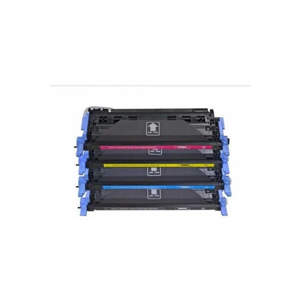 Xplus Colour Laserjet 2600 Q6000A-Q6001A-Q6002A-Q6003A 4 Renk Muadil Toner Seti ürün görseli 1